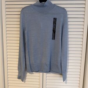 Banana Republic Light Blue Mockneck Sweater